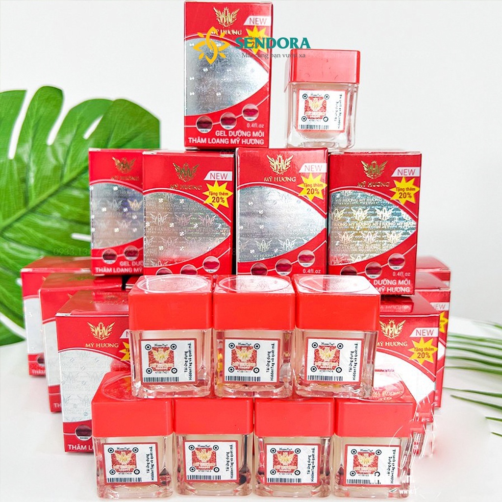 [MẪU MỚI] Sáp dưỡng môi Mỹ Hương (handmade) chống thâm loang, nứt nẻ