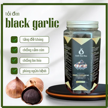 ( HCM giao hỏa tốc ) Loại 1 bóc vỏ Tỏi đen cô đơn Linh Đan Đen black garlic dẽo ngọt hỗ trợ tăng đề kháng