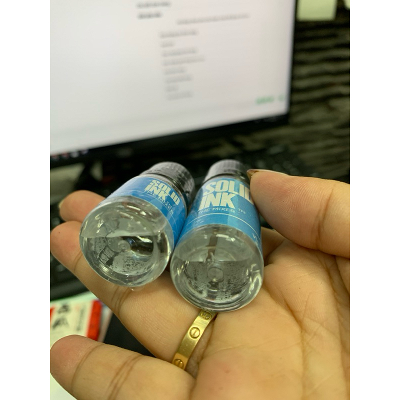 ước Pha Mực Solid Ink Chính Hãng – Dung Dịch Pha Loãng Mực Phun Xăm, Mini 5ml / Fullsize 10ml, Lên Màu Chuẩn Mịn Đẹp
