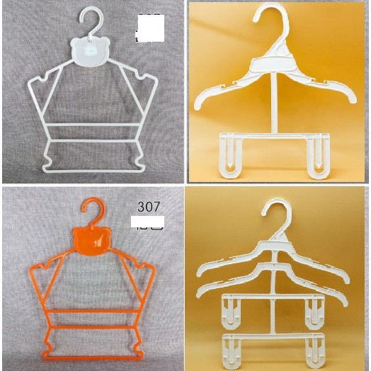 Product image (Combo 10 Cái )Móc Treo Quần Áo, Móc Bộ Bé Trẻ Em Bằng Nhựa 1