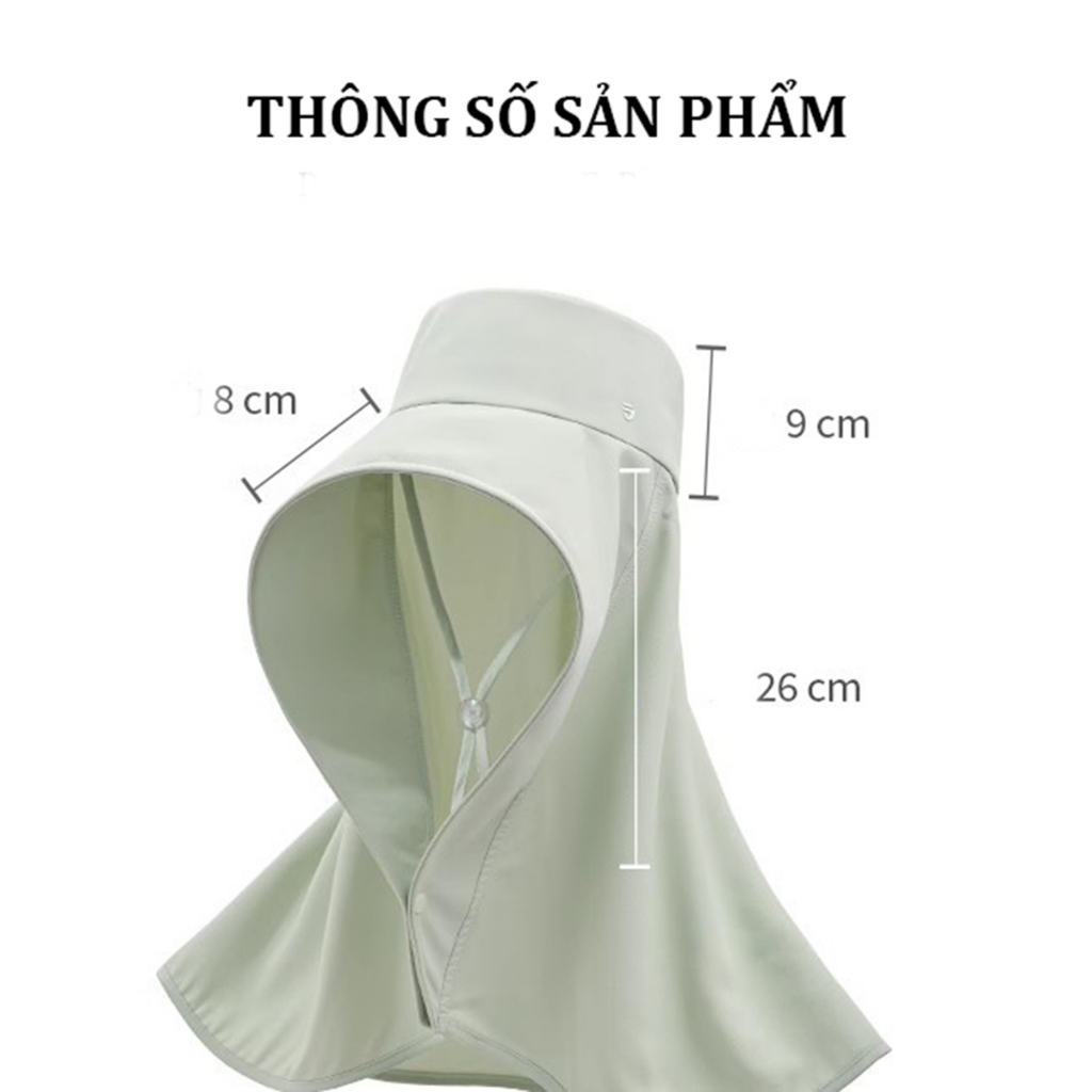 Mũ Chống Nắng Vành Rộng, Chống Tia UV, Mũ Đi Biển Chất Liệu Thoáng Mát