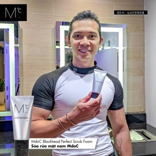 [DÀNH CHO NAM] Sữa Rửa Mặt Than Tre Tẩy Da Chết Đánh Bay Mụn MdoC BLACKHEAD PERFECT SCRUB FOAM