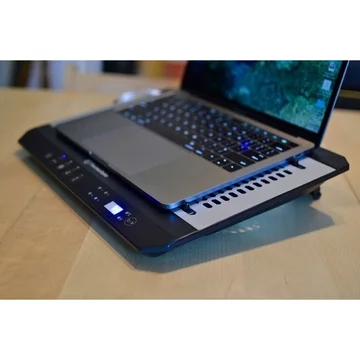 Tản Nhiệt Laptop ✨ Đế Tản Nhiệt Laptop COOLING PAD L6 Siêu Mát 2 Quạt Cổng USB Dùng Cho Laptop 12in đến 15in