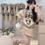 Áo phông nữ GUMIN thiết kế in hình thỏ dáng rộng thụng giấu quần dày dặn cao cấp
