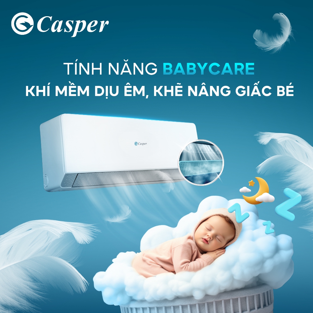 [Shopee - Lắp đặt 0Đ HN HCM] Máy lạnh/ Điều hòa Casper Inverter PrimeAir 2 chiều 1HP QH-09IU36A - Bảo hành 3 năm | BigBuy360 - bigbuy360.vn