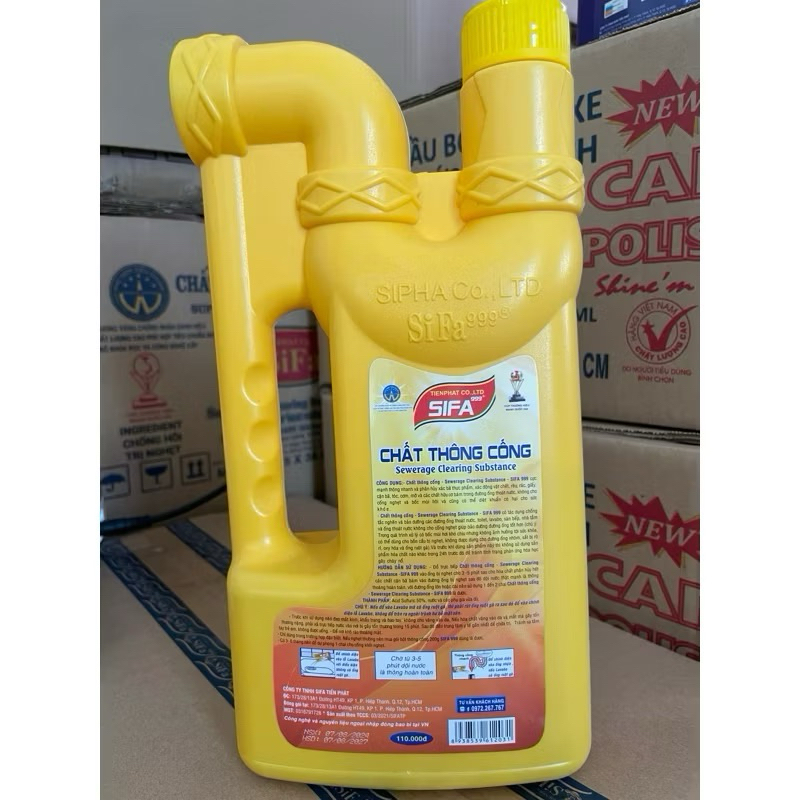 Chất thông tắc Bồn cầu Cống Hiệu Quả Sau 3 5 phút dung tích 1400gr/1600gr