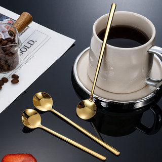 Thìa Cà Phê Inox 304 (1 cái ) Dài 17cm Đầu Tròn Dùng Cho Các Thức Uống Có Đá Và Không Đá