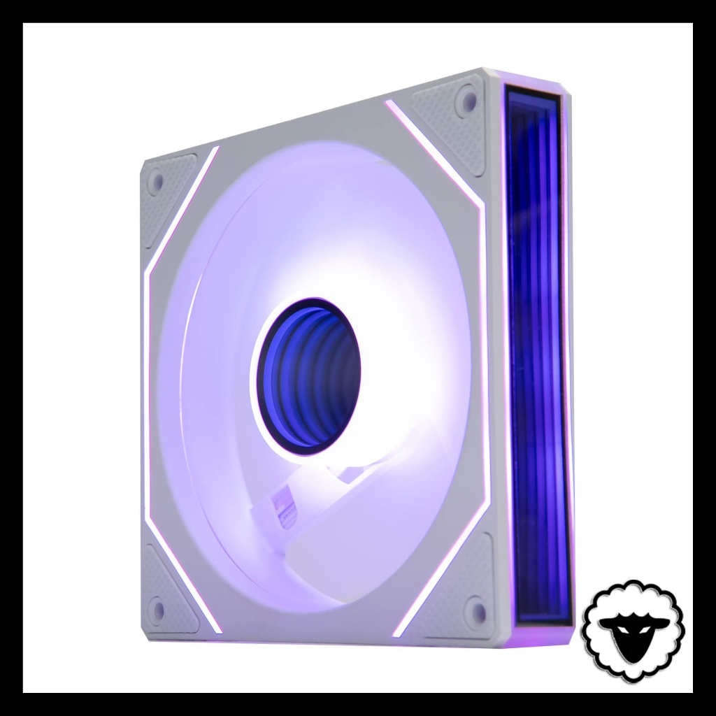 Fan Quạt LEOPARD S1 LED XOAY WHITE Kèm 4 Ốc (KHÔNG CẦN HUB) | Shopee ...