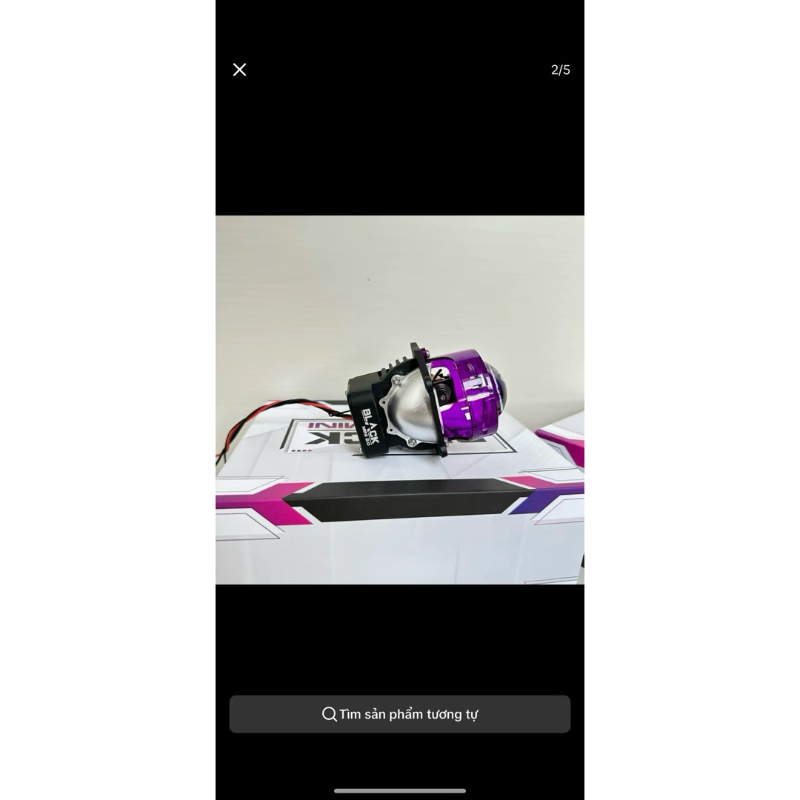 Bi 2.0 titan black Chuyên độ pha đèn thích hợp các loại Choá đèn ( Bảo Hành 24 tháng ) Phụ Tùng Phụ Kiện Cao Su