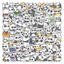 Set 60 Sticker Gấu trúc Panda ngộ nghĩnh Chống Nước Dán Laptop Vali Mũ Bảo Hiểm Sổ Tay