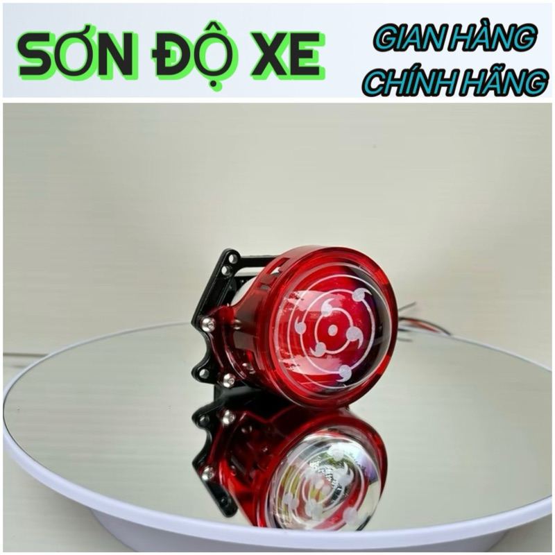 Bi CẦU E11+ 3.0 75W ( RINNEGAN ) SIÊU SÁNG BẢO HÀNH 24 THÁNG ( KÈM DÂY LED MẮT QUỶ ĐỎ ) Đèn Pha