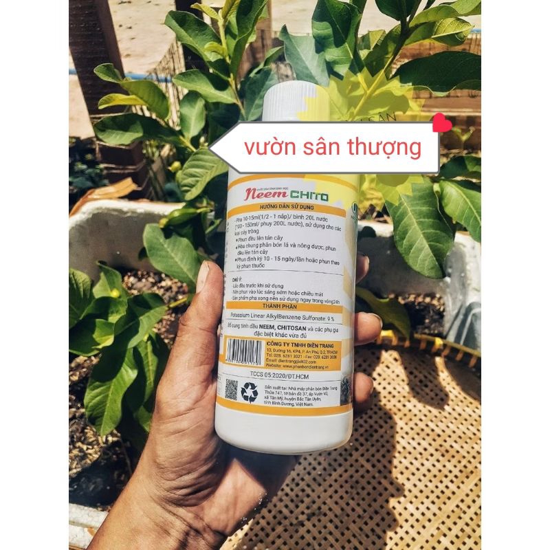 [Điền Trang] dầu neem chito.san 500ml