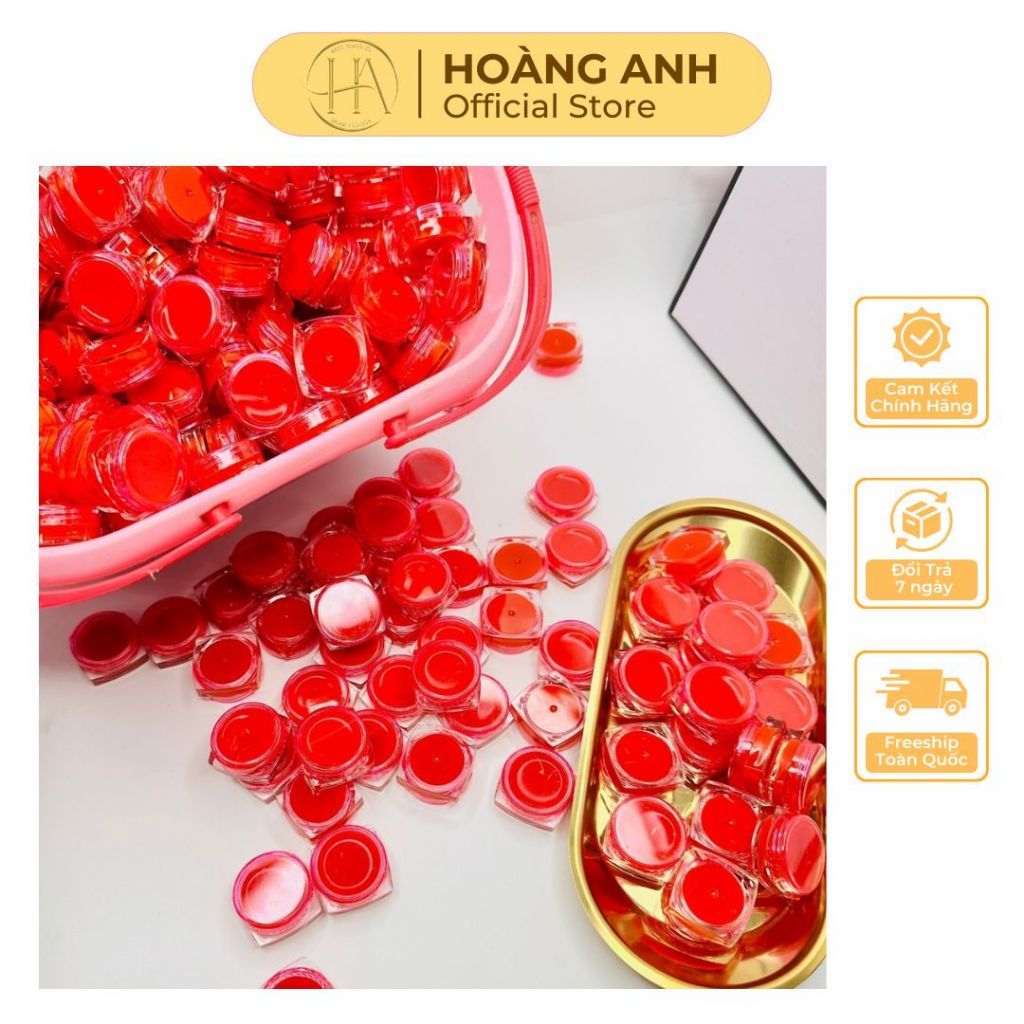 Son Dưỡng Gấc Handmade – Dưỡng Môi Sau Phun Xăm, Kích Màu Chuẩn Đẹp, Giúp Môi Mềm Mịn 5g
