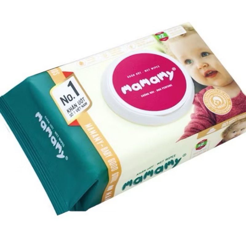 Khăn ướt Mamamy 100 tờ cho bé