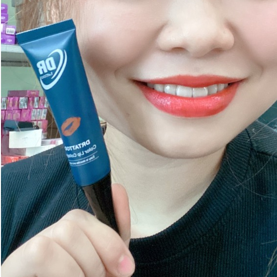 [Đỏ Tươi/ Đỏ Cam] Dưỡng Môi Sau Phun Dr Tattoo Color Lip Chính Hãng