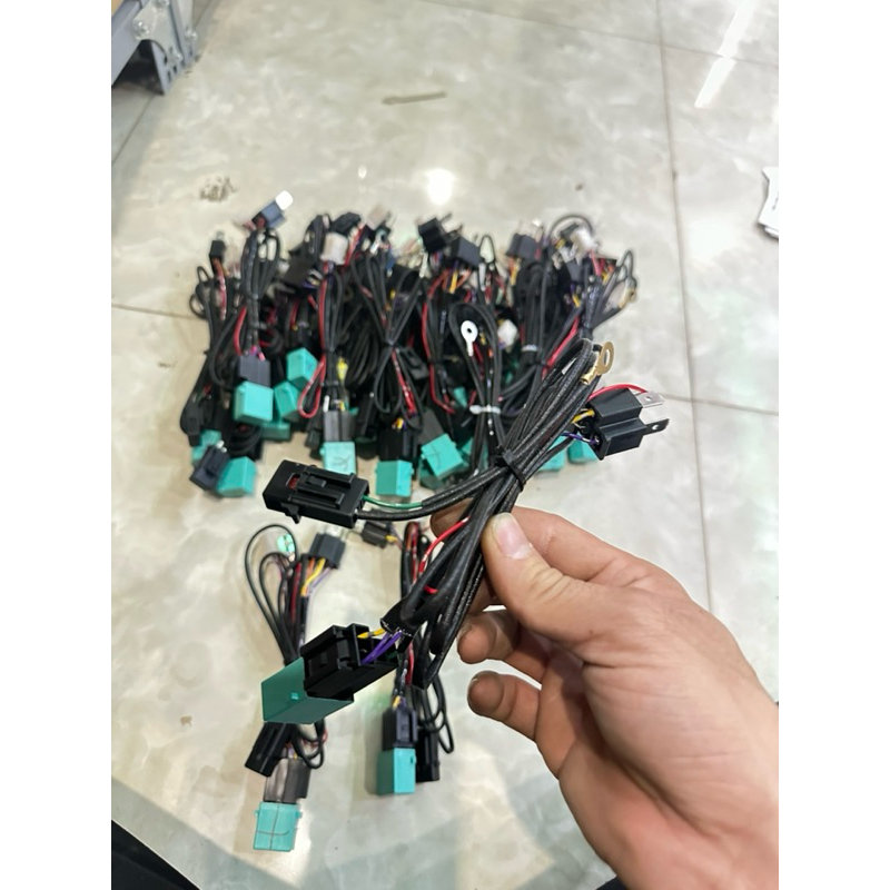 Dây Nguồn Bi Cầu H4 Lắp Bi Cầu , Wave , Vision