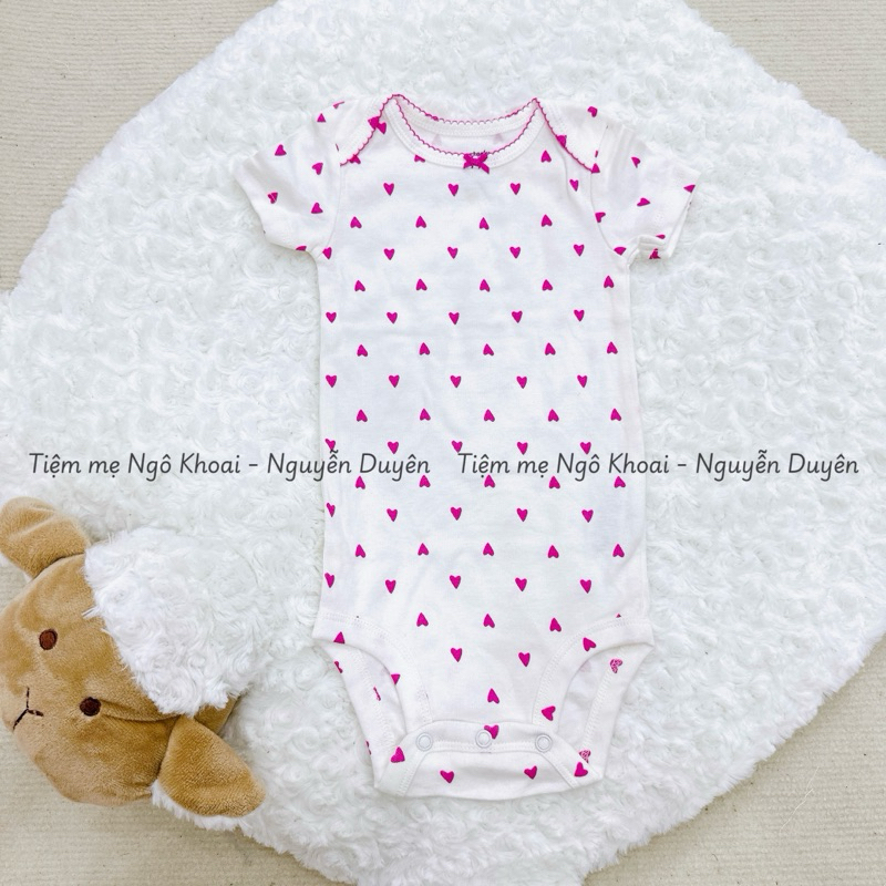 [MD201] 9-12M Body chip/ áo liền thân ngắn tay C.a.t.e.r xuất xịn cho bé 8-10kg
