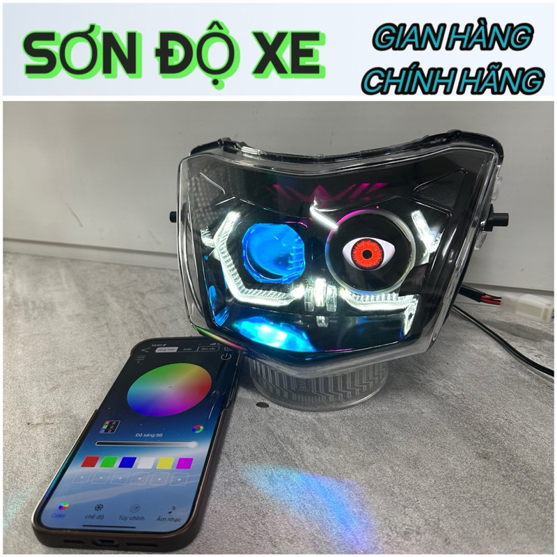 Bi Cầu Mắt Lé Độ Sẵn Wave 50.100.110 Độ Bi 1.5 Công Xuất 45W Tặng Kèm Dây nguồn H4 , Lắp Đặt Dễ Dàng ( Bảo Hành 24 Tháng