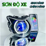Pha Đèn Vision Độ Sẵn Choá Chính Hãng Bi E11+ Viền Đen Mẫu Mới 2025 Mắt quỷ App + Vòng 3D Móng Ngựa ( Bảo Hành 24 Tháng) — ảnh 1