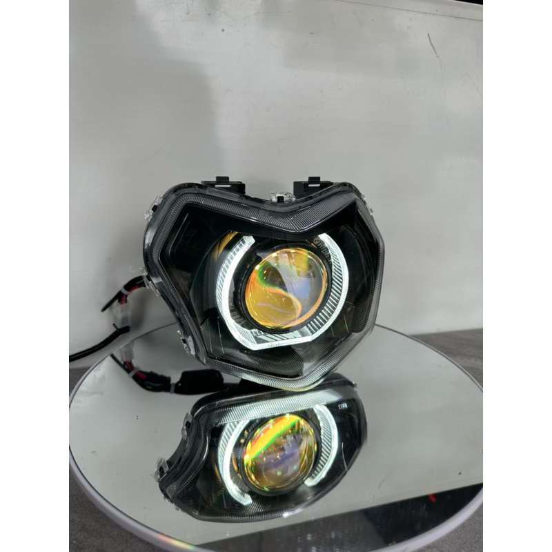 Pha Đèn Xe Lead 125  2017-2025 Bi Cầu E11+ Công Xuất 65W Bi Đổi Màu Qua AppTặng Kèm Mạch Pasing Và Bảo Hành 24 Tháng