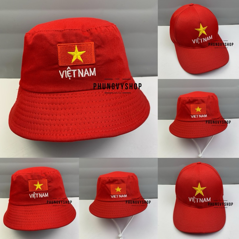 (Có sz LỚN và Bé) Mũ nón SAO VÀNG bucket tai bèo vành lưỡi trai.