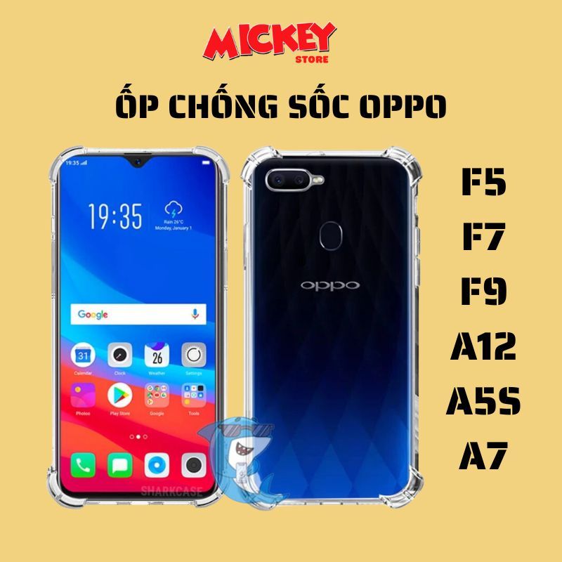 Ốp trong chống sốc OPPO F9 F7 F5 A12 A5S A7 bảo vệ camera