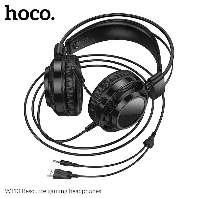 Tai nghe chụp tai Gaming Hoco W110 có dây có míc