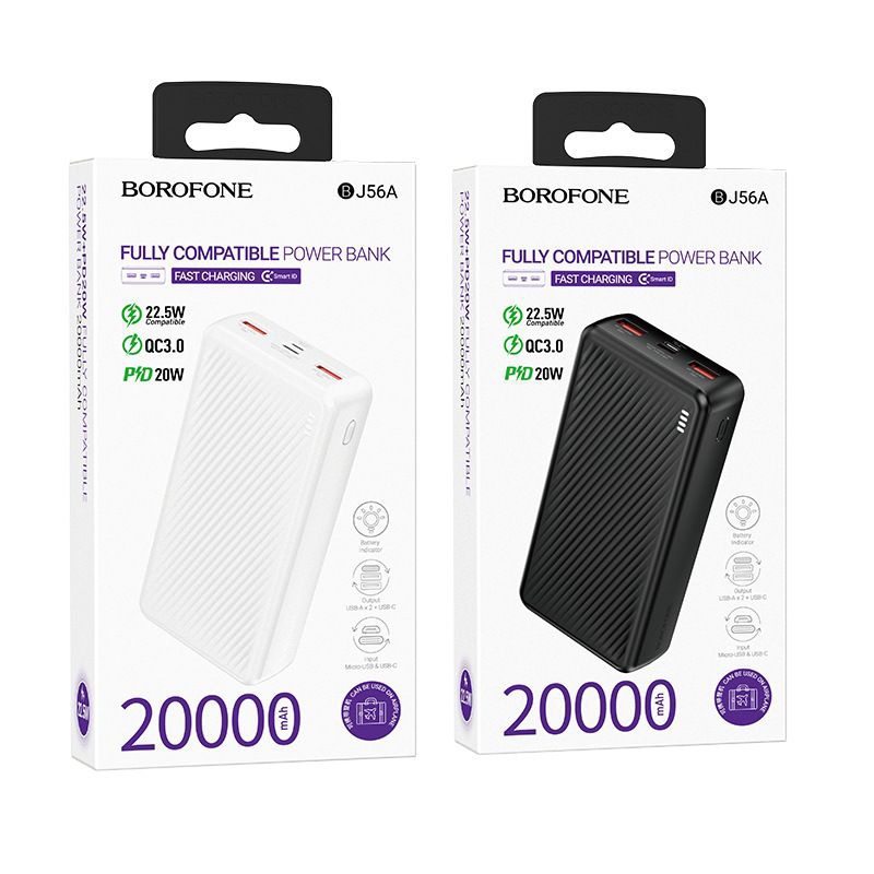 Sạc dự phòng Borofone BJ56A 20.000mah sạc nhanh 22,5W