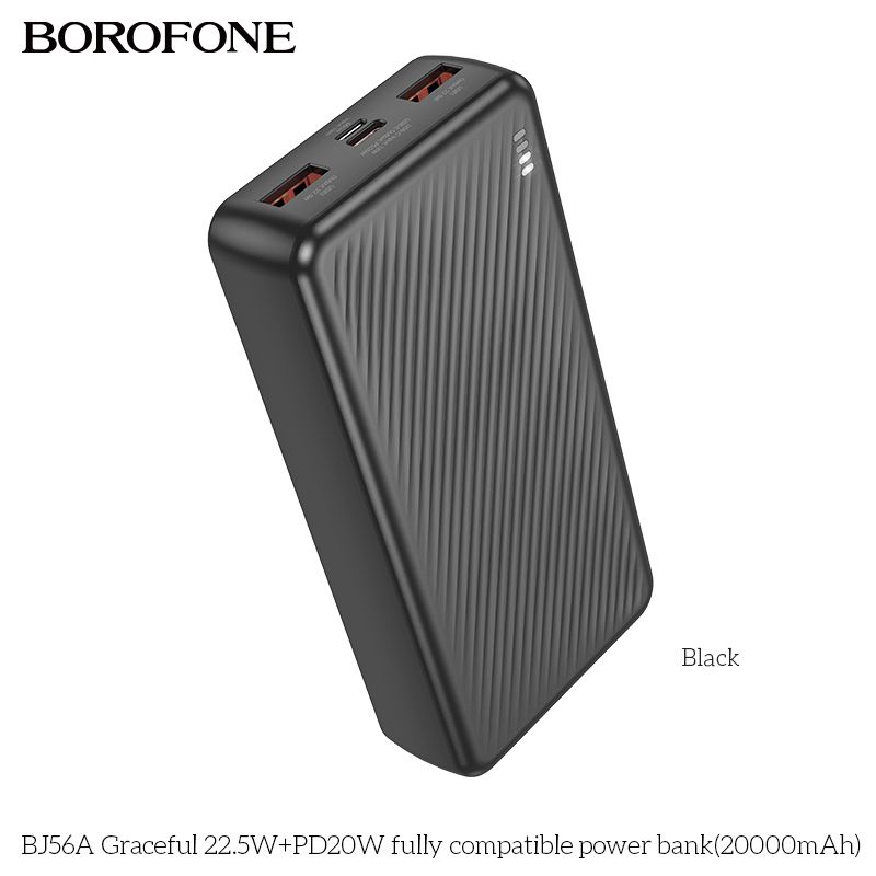 Sạc dự phòng Borofone BJ56A 20.000mah sạc nhanh 22,5W