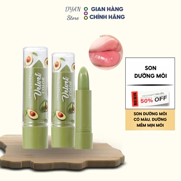 Son Dưỡng Môi Hồng Tự Nhiên Mùi Bơ, Son Dưỡng Môi Có Màu Dưỡng Ẩm Làm Mềm Dưỡng Môi Đều Màu An Toàn