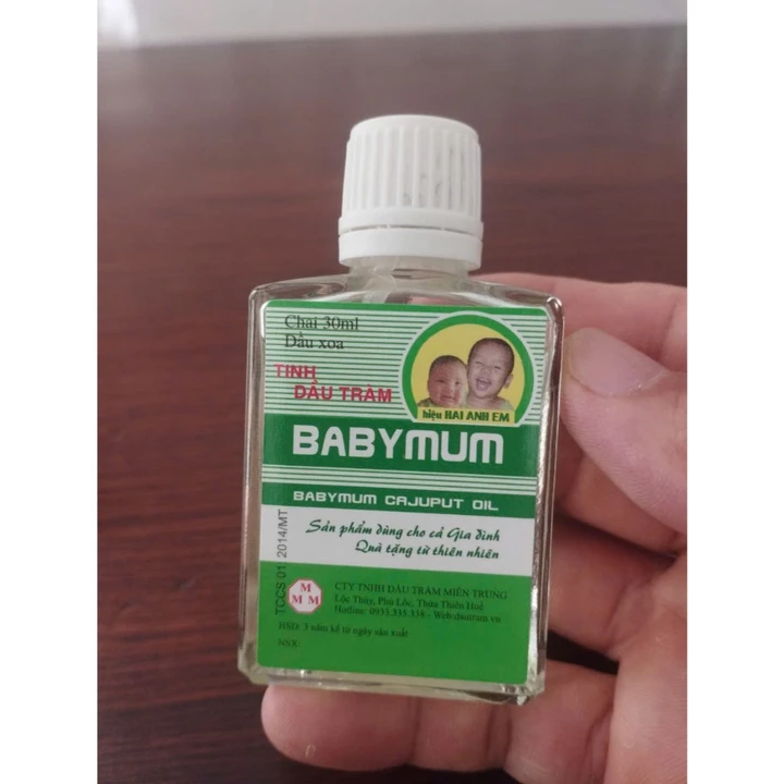 (MẪU MỚI 30ml) Dầu Tràm Baby Mum cho bé, tinh dầu tràm