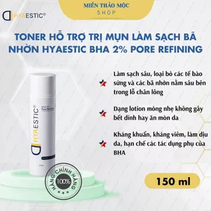 Toner hỗ trợ tɾị mụn, sạch bã nhờn Hyaestic BHA 2% Pore Refining 150ml