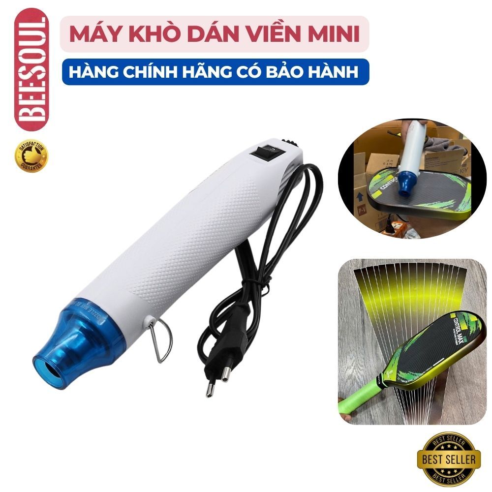 Máy khò nhiệt mini dán viền vợt pickleball chuyên dụng máy nhỏ nhưng khỏe rẻ bền đẹp chính hãng