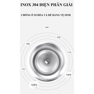 [Tặng túi] Bình giữ nhiệt 1500ml inox 304, bình nước giữ nhiệt lạnh hơn 20 giờ, giữ nóng hơn 12 giờ, có dây treo