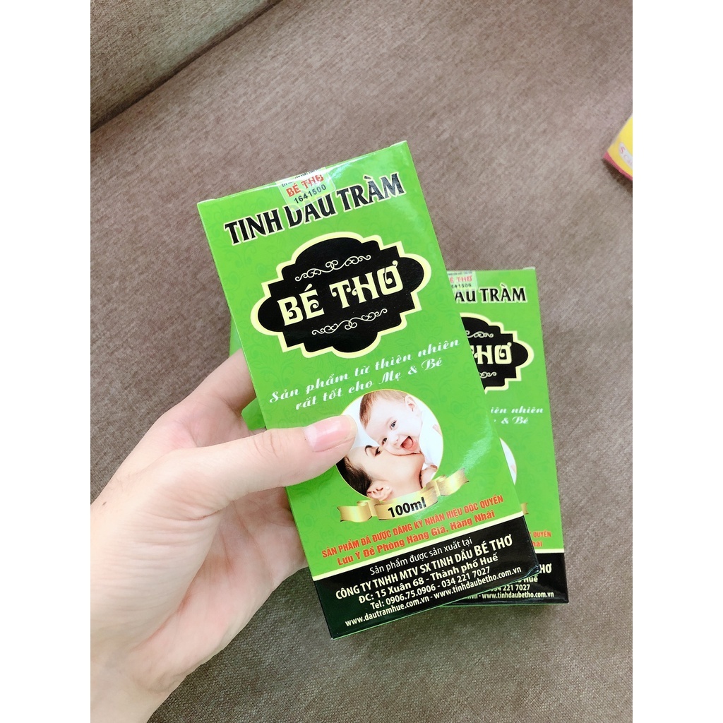 Tinh dầu tràm bé thơ 50ml/100ml giữ ấm cơ thể bé saubabi