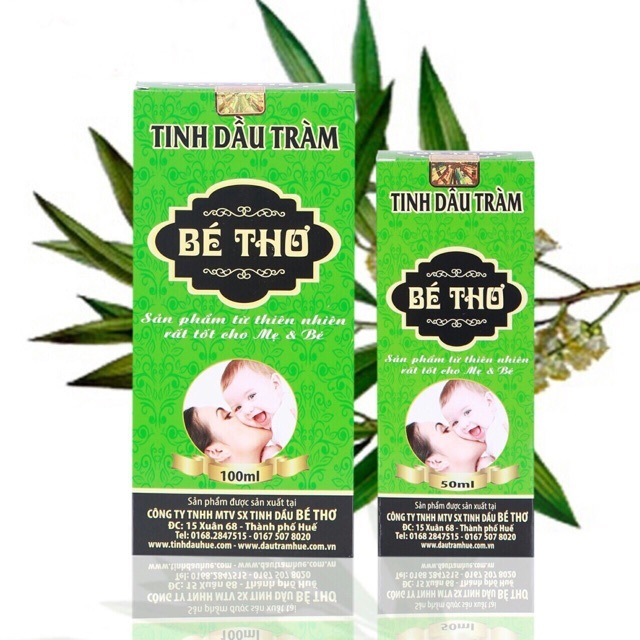 Tinh dầu tràm bé thơ 50ml/100ml giữ ấm cơ thể bé saubabi