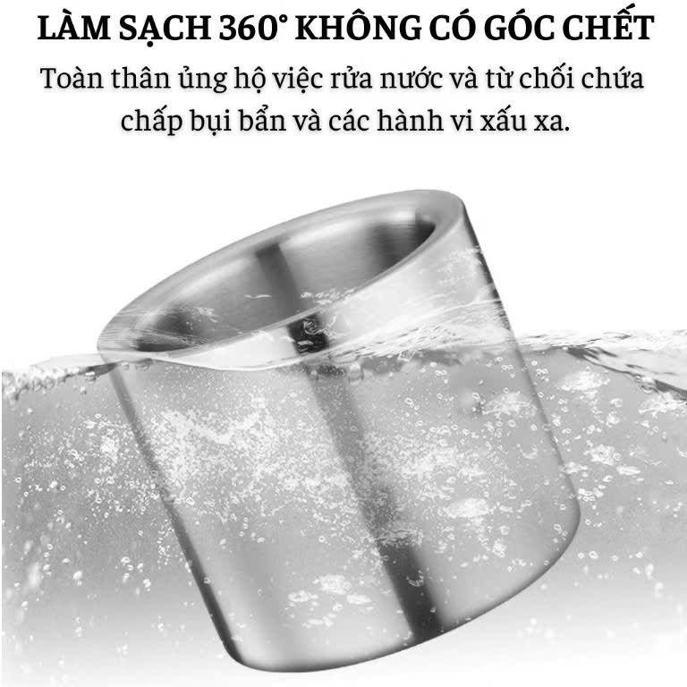 Set Cối Có Nắp Đậy Chống Bắn,Dụng Cụ Giã Gia Vị Nhà Bếp Tiện Lợi Mỗi Ngày - BỘ CỐI CHÀY GIÃ INOX 304 ĐA NĂNG