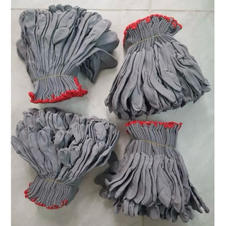 sỉ 12 đôi găng tay vải MÚT lao động-gang tay vải mút đen-xám bảo hộ lao động,làm vườn