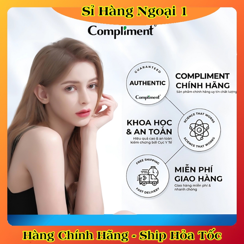 Serum Compliment No problem AHA-BHA-PHA Giảm Mụn, Mờ Thâm, Se Lỗ Chân Lông Cho Da Dầu Mụn 27ml của Nga
