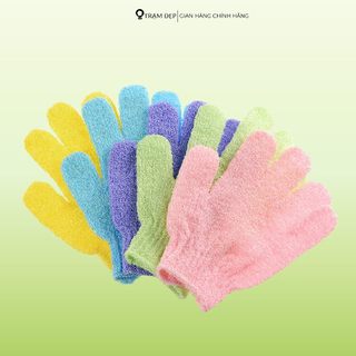 Găng Tay Tẩy Tế Bào Chết Jary Body Exfoliating Massage Gloves - 10D (1 Cái) Giao Màu Ngẫu Nhiên