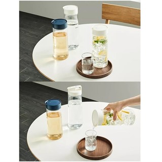 Bình Đựng Nước với nắp thiết kế mở bằng 1 chạm dung tích 1.2L Tiện Lợi