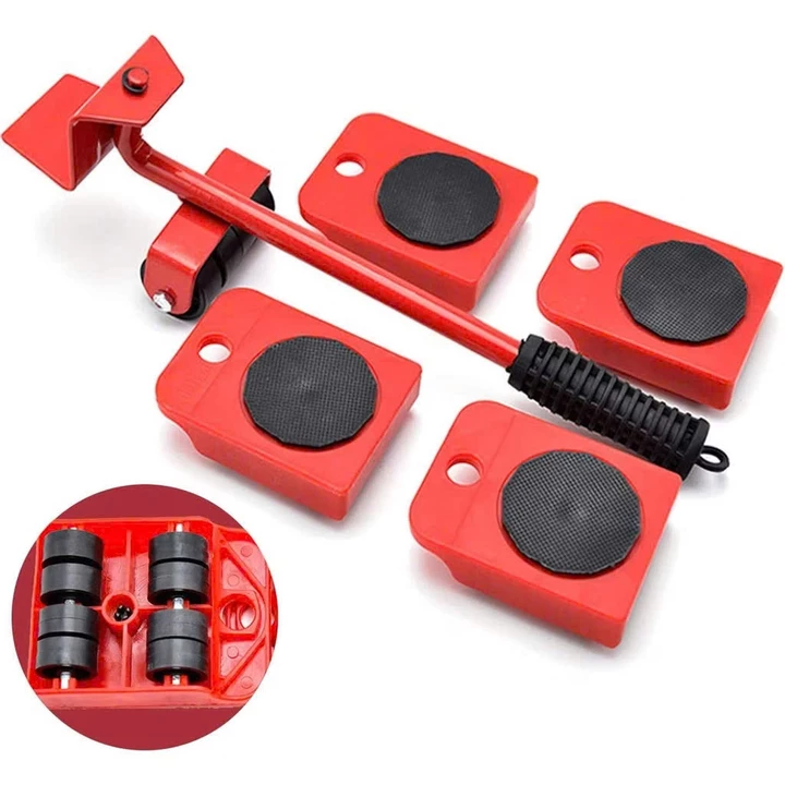 BÁNH XE CHUYỂN ĐỒ NẶNG MINI KÈM CÁN NÂNG - Bộ Dụng Cụ Di Chuyển Đồ Đạc Tiện Lợi,Dụng Cụ Di Chuyển Vật Nặng Gia Đình