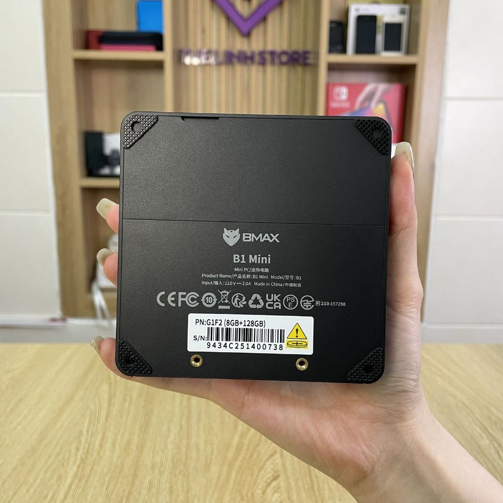 Máy tính Mini PC BMAX B1 Mini mới FullBox - Intel N4000 ram 8G