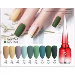 Sơn gel AS mẫu chai đỏ nhọn mã AQC 9 chai 15ml siêu HOT siêu xịn