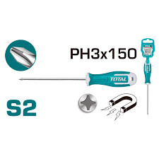 ĐỒ NGHỀ TOTAL Tua vít bake 3MM–>8MM  THT26PH0075/ THT22316/THT26PZ1100/THT26PH2125/ THT26PH3150
