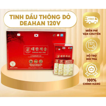 TINH DẦU THÔNG ĐỎ DAE HAN CHÍNH PHỦ HÀN QUỐC - LÊ NGA -NHÂN SÂM HÀN QUỐC
