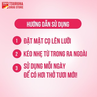 Bàn Chải Cạo Lưỡi, Vệ Sinh Lưỡi Ngừa Hôi miệng Cho Hơi Thở Thơm Mát KURASHI RHYTHM