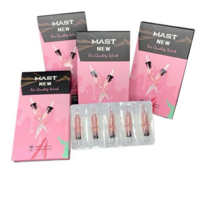 Kim Pen Mast Hồng Chính Hãng – Mẫu Mới, Dùng Cho Máy Pen, Đi Sợi Đi Nét Phun Xăm Chuẩn