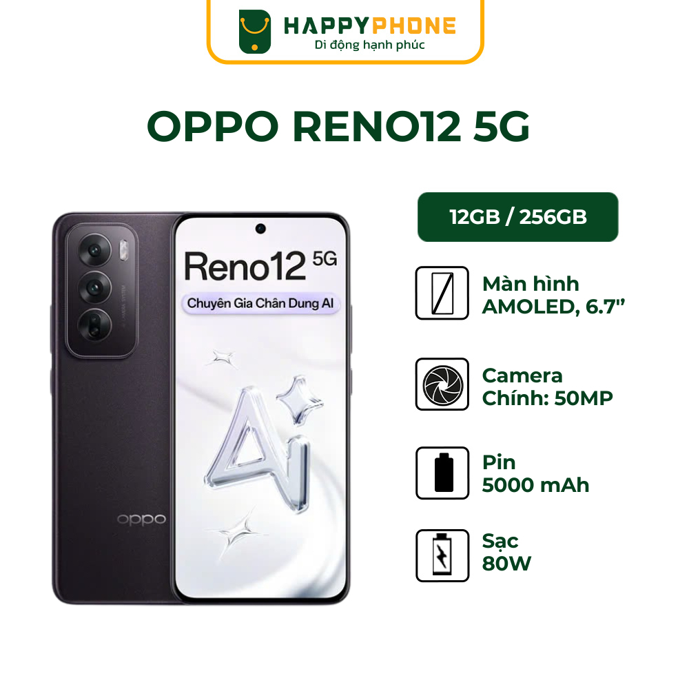 Ảnh Điện thoại OPPO Reno12 5G 12GB/256GB Hàng Chính Hãng 2