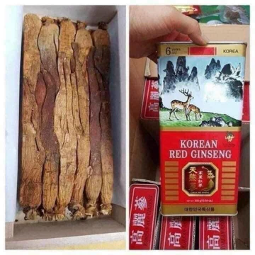 HỒNG SÂM KHÔ CAO LY HỘP THIẾC NGUYÊN CỦ HÀN QUỐC -LÊ NGA -NHÂN SÂM HÀN QUỐC